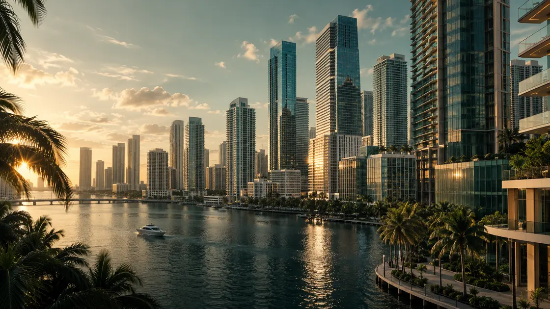 Florida waterfront skyline