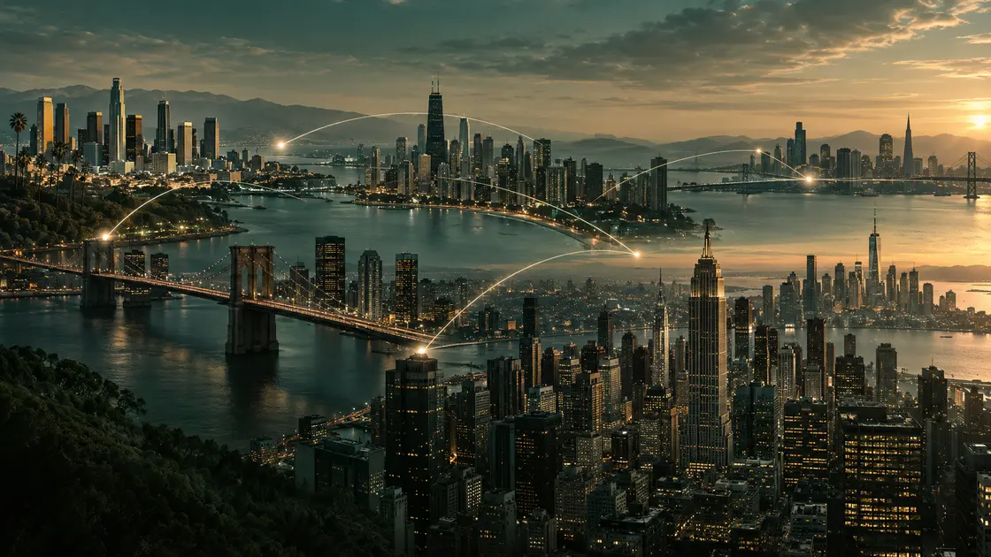 US financial district